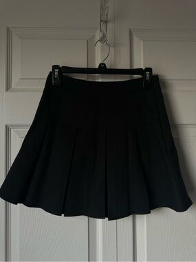 Black Pleated Skirt
